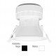 Foco Downlight LED COB Fijo Redondo Ø90mm 7w Konic CCT, Blanco ó Negro